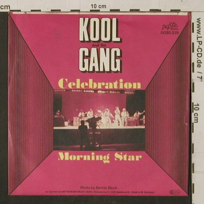 Kool & The Gang: Celebration / Morning Star, De-Lite(0030.339), D, 1980 - 7inch - T1313 - 3,00 Euro
