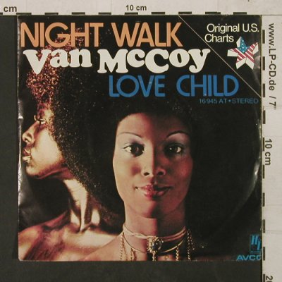 McCoy,Van: Night Walk / Love Child, m-/vg+, Avco(16 945 AT), D, 1975 - 7inch - T1494 - 2,50 Euro