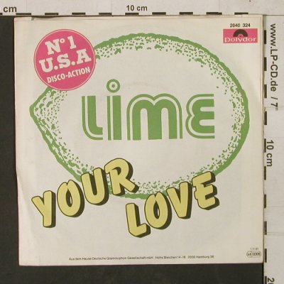 Lime: Your Love *2, Polydor(2040 324), D, 1981 - 7inch - T1499 - 2,50 Euro