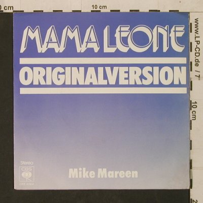 Mareen,Mike: Mama Leone,/Ich wein' um Sie, CBS,Muster-Stoc(CBS S 4264), D, m-/vg+, 1976 - 7inch - T1583 - 4,00 Euro