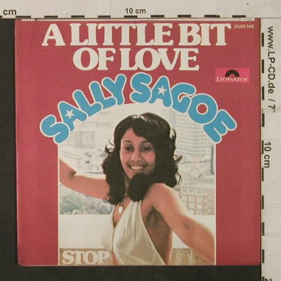 Sagoe,Sally: A Little bit of Love/Stop, Polydor(2040 146), D, 1975 - 7inch - T1840 - 9,00 Euro