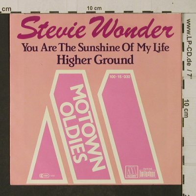 Wonder,Stevie: You are the Sunshine of my Life, Motown(100 15 030), D, 1982 - 7inch - T1963 - 3,00 Euro