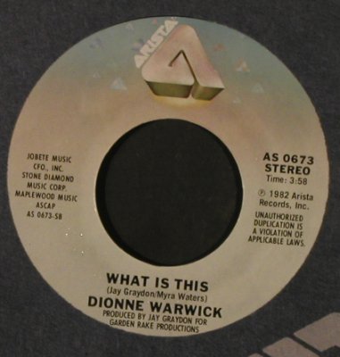 Warwick,Dionne & Mathis,Johnny: Friends In Love/What Is This, FLC, Arista(AS 0673), US, 1982 - 7inch - T2181 - 2,00 Euro