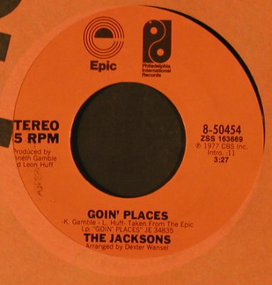 Jacksons: Goin' Places / Do What You Wanna, Epic / Promo-stol(8-50454), US, 1977 - 7inch - T2487 - 7,50 Euro