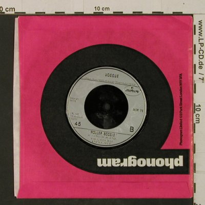 Voggue: Dancin' The Night Away/RollerBoogie, Mercury/Phonogram(MER 76), UK, FLC, 1981 - 7inch - T2504 - 2,50 Euro