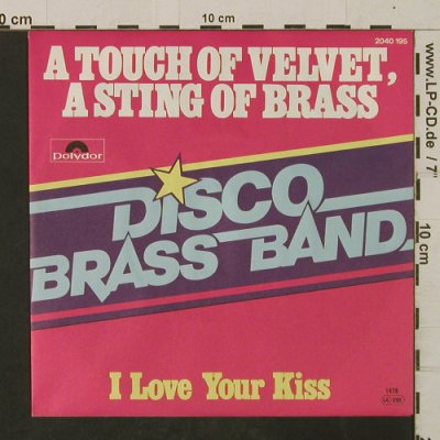 Disco Brass Band: A Touch Of Velvet,A String Of Brass, Polydor(2040 195), D, 1978 - 7inch - T2506 - 3,00 Euro