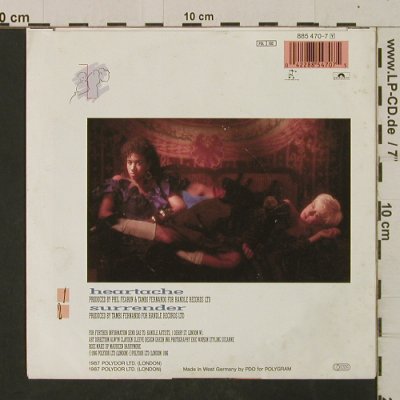 Pepsi & Shirlie: Heartache / Surrender, Polydor(885 470-7), D, 1987 - 7inch - T2530 - 2,00 Euro