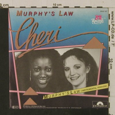 Cheri: Murphy's Law / Inst., Polydor/M Rec.(2002 157), D, 1982 - 7inch - T2532 - 2,50 Euro