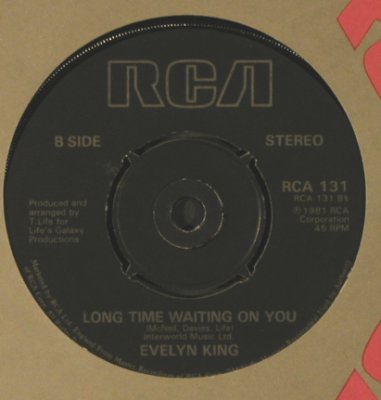 King,Evelyn: If You WantMyLovin'/LongTimeWaiting, RCA(RCA 131), UK, FLC, 1981 - 7inch - T2533 - 3,00 Euro