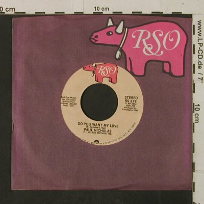 Nicholas,Paul: HeavenOnThe7thFloor/DoYouWantMyLove, RSO(RS 878), US, FLC, 1977 - 7inch - T2547 - 2,00 Euro