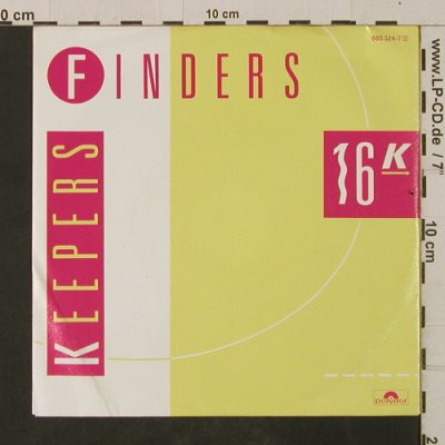 16 K: Finders Keepers / Inst., Polydor(885 324-7), D, 1986 - 7inch - T2560 - 2,00 Euro