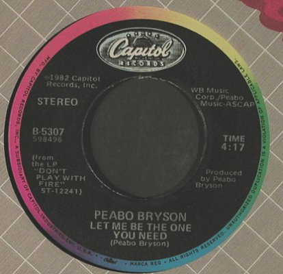 Bryson,Peabo & Flack, Roberta: You're Looking Like Love To Me, Capitol(B-5307), US, FLC, 1983 - 7inch - T2561 - 2,50 Euro