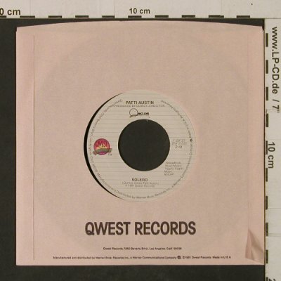 Austin,Patti: Solero / Every Home Should Have One, Quest(7-2927), US, FLC, 1981 - 7inch - T2564 - 3,00 Euro