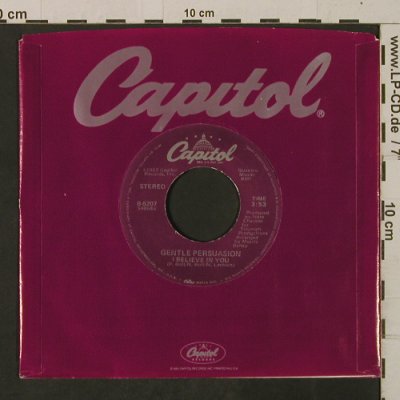 Gentle Persuasion: Please Mr. Postman/I Believe In You, Capitol(B-5207), US, FLC, 1983 - 7inch - T2565 - 3,00 Euro