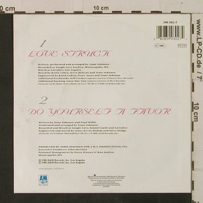 Johnson,Jesse: Love Struck / Do Yourself A Favor, AM(390 302-7), D, 1988 - 7inch - T2570 - 2,00 Euro