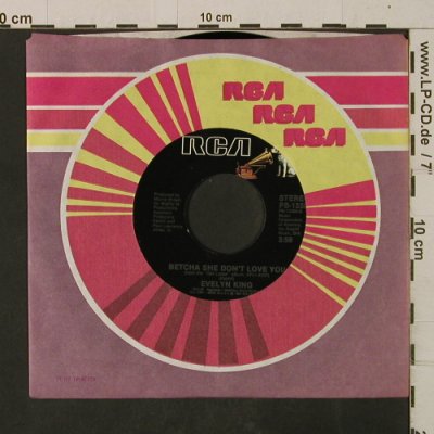King,Evelyn: Betcha She Don't Love You, RCA(PB-13380), US, FLC, 1982 - 7inch - T2575 - 3,00 Euro