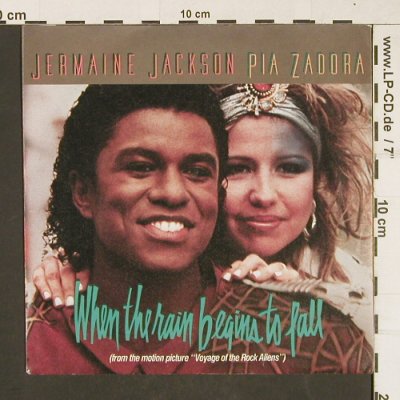 Jackson,Jermaine & Pia Zadora: When The Rain Beginns To Fall/Follo, Arista(106 883), D, 1984 - 7inch - T270 - 2,00 Euro