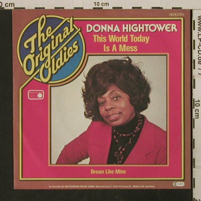 Hightower,Donna: This World Today Is A Mess, Metronome(0030.055), D, 1973 - 7inch - T2724 - 3,00 Euro