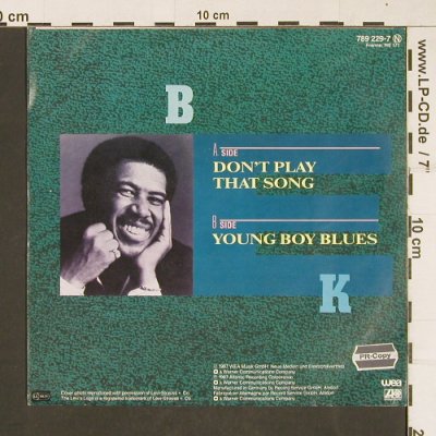 King,E. Ben: Don't Play That Song (Levis501), WEA(789229-7), D, 1987 - 7inch - T272 - 2,50 Euro