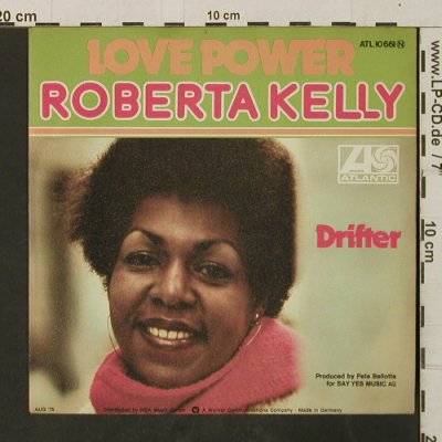 Kelly,Roberta: Love Power / Drifter, Atlantic(ATL 10 661), D, 1975 - 7inch - T3027 - 2,50 Euro