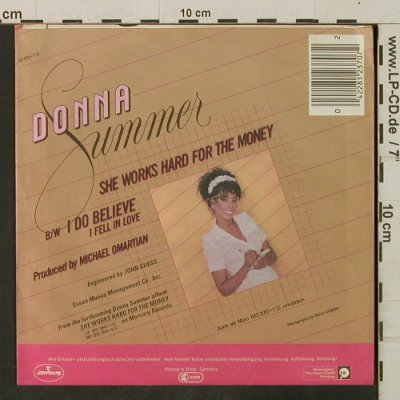 Summer,Donna: She Works Hard For The Money/I Do B, Mercury(812 370-7), D, 1983 - 7inch - T3429 - 3,00 Euro