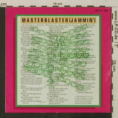 Wonder,Stevie: Master Blaster*2, Motown(100-07-056), D, 1980 - 7inch - T3459 - 4,00 Euro