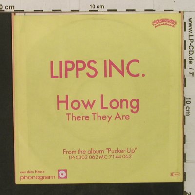 Lipps Inc.: How Long / There They Are, Casablanca(6000 509), D, 1980 - 7inch - T3475 - 2,50 Euro