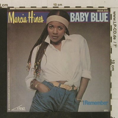 Hines,Marcia: Baby Blue / I Remember, Logo(0034.033), D, 1982 - 7inch - T3499 - 2,50 Euro