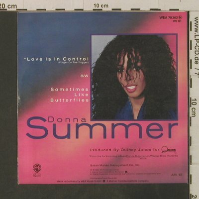 Summer,Donna: Love Is In Control/Sometimes Like B, WB(79 302), D, 1982 - 7inch - T3564 - 3,00 Euro