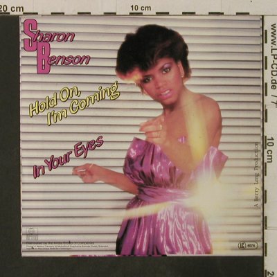 Benson,Sharon: Hold On,I'm Coming / In Your Eyes, Global(105 745-100), D, 1983 - 7inch - T3565 - 2,00 Euro