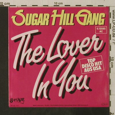 Sugar Hill Gang: The Lover In You*2, SugarHill(6.13585 AC), D, 1982 - 7inch - T3569 - 3,00 Euro