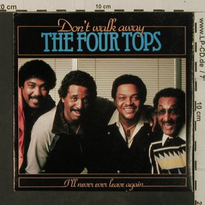 Four Tops: Don't walk away, Casablanca(6180 096), D, 1981 - 7inch - T3631 - 2,50 Euro