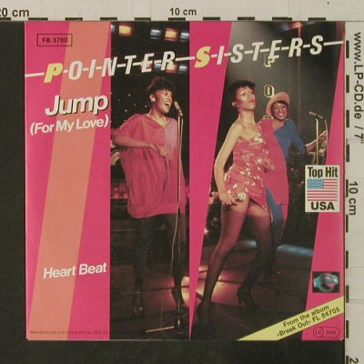 Pointer Sisters: Jump(For My Love) / Heart Beat, Planet(FB 3780), D, 1982 - 7inch - T3654 - 3,00 Euro