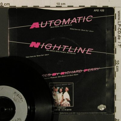 Pointer Sisters: Automatic / Nightline, Planet(RPS 105), UK, 1984 - 7inch - T3663 - 2,50 Euro