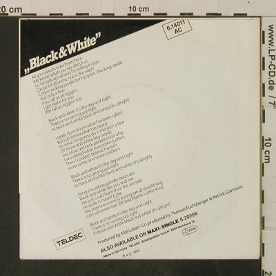 Patto: Black & White*2, Teldec(6.14011 AC), D, 1983 - 7inch - T3670 - 2,00 Euro