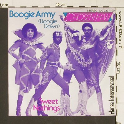 Chosen Few: Boogie Army(Boogie Down), Hansa(100 933-100), D, 1979 - 7inch - T36 - 3,00 Euro