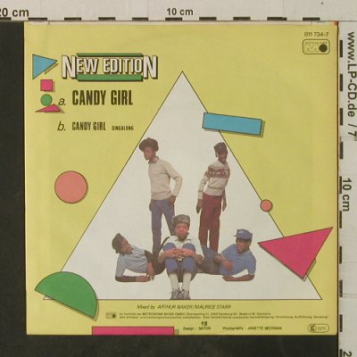 New Edition: Candy Girl*2, Metronome(811 734-7), D, 1983 - 7inch - T3711 - 2,00 Euro
