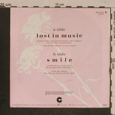 Sister Sledge: Lost In Music(79) / Smile, Atlantic(799 718-7), D, co, 1983 - 7inch - T4340 - 2,50 Euro