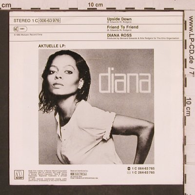 Ross,Diana: Upside Down / Friend To Friend, Motown(006-63976), D, 1980 - 7inch - T4573 - 3,00 Euro