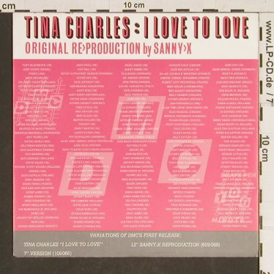 Charles,Tina & Biddu Orch.: I Love To Love, Sunburn, Arista/DMC(109 066), D, 1987 - 7inch - T470 - 2,50 Euro