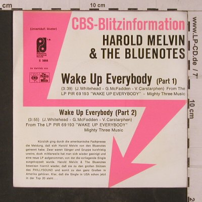 Melvin,Harold & the Bluenotes: Wake Up Everybody pt.1+2, Philadelphia-BlitzPromo(S 3866), D,  - 7inch - T4762 - 4,00 Euro