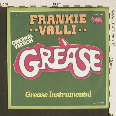 Valli,Frankie: Grease*2 ,instrum., m-/vg+, RSO(2090 294), D, 1978 - 7inch - T48 - 2,50 Euro