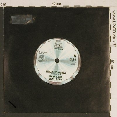 Ross,Diana & Richie,Lionel: Endless Love*2 (vocal/instr.), Motown(TMG 1240), UK, LC, 1981 - 7inch - T493 - 3,00 Euro