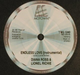 Ross,Diana & Richie,Lionel: Endless Love*2 (vocal/instr.), Motown(TMG 1240), UK, LC, 1981 - 7inch - T493 - 3,00 Euro