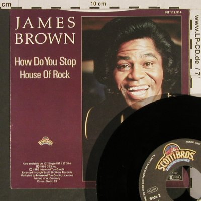 Brown,James: How Do You Stop / House of Rock, ScottiBros(INT 112.314), D, 1986 - 7inch - T503 - 3,00 Euro