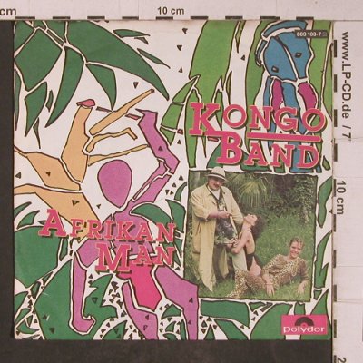 Kongo Band: Afrikan Man, Polydor(883 108-7), D, 1985 - 7inch - T5171 - 4,00 Euro