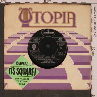 Myhill,Richard: It takes two to Tango, square SHAPE, Mercury,vg+/vg+(TANGO1), UK.Promo,  - 7"gx - T5379 - 5,00 Euro