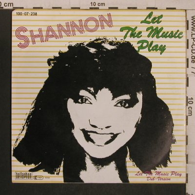 Shannon: Let The Music Play  / Dub Version, Bellaphon(100-07-238), D, 1983 - 7inch - T5461 - 2,50 Euro