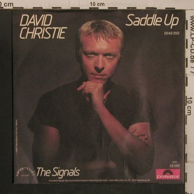 Christie,David: Saddle Up / The Signals, Polydor(2040 350), D, 1982 - 7inch - T5462 - 3,00 Euro