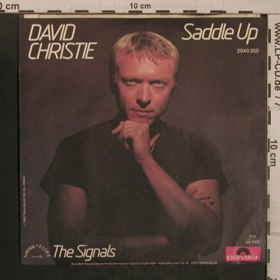 Christie,David: Saddle Up / The Signals, Polydor(2040 350), D, 1982 - 7inch - T5462 - 3,00 Euro